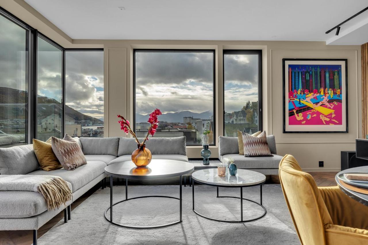 Penthouse In Downtown Tromso New Leilighet Eksteriør bilde