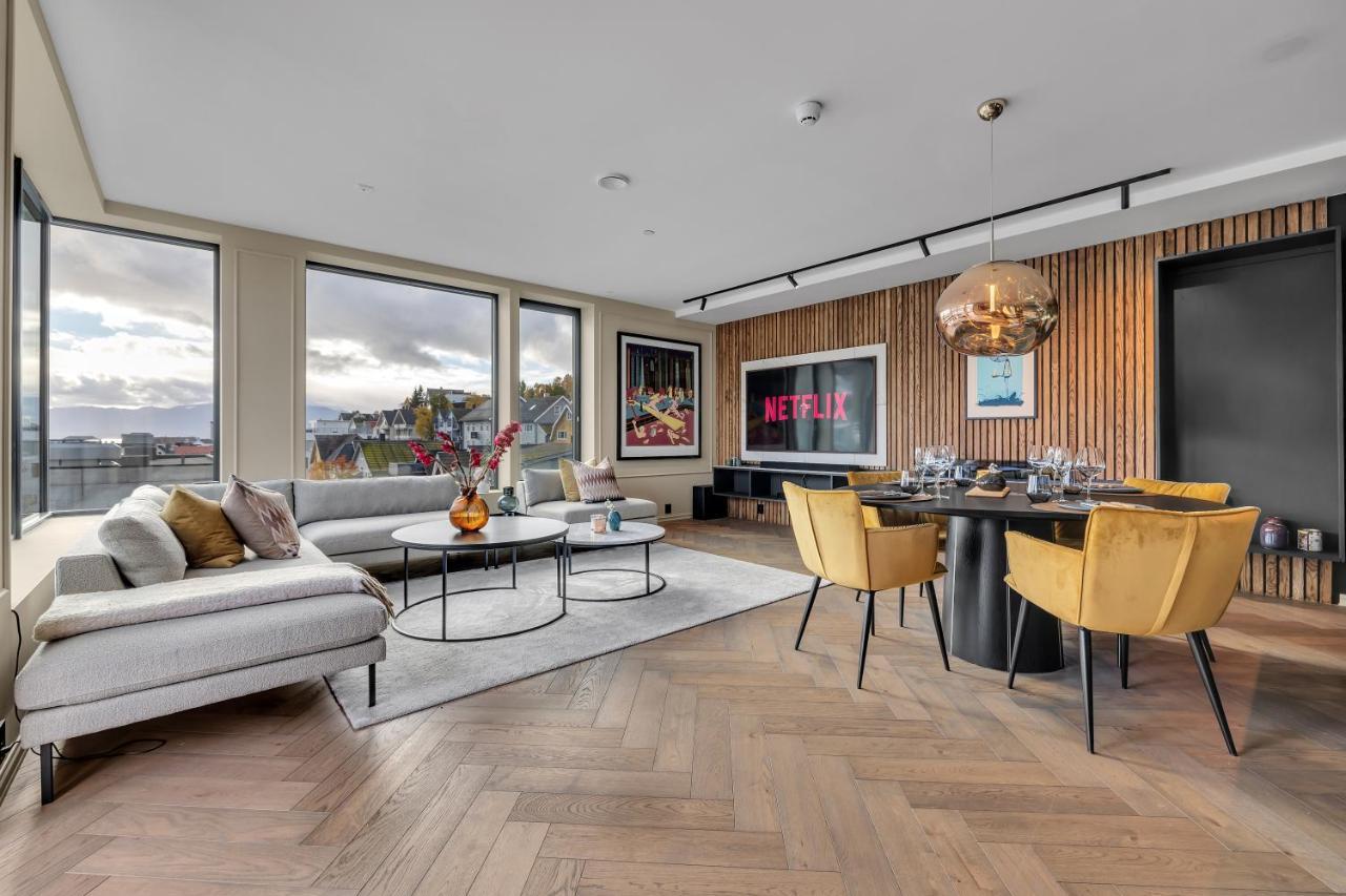 Penthouse In Downtown Tromso New Leilighet Eksteriør bilde
